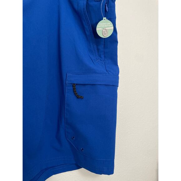 NWT Magellan Outdoors Men's Pro Fish Angler Hybrid Shorts 7" Blue XXL - Picture 10 of 10
